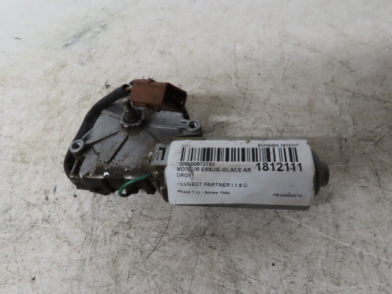 PEUGEOT-MOTEUR ESSUIE-GLACE AR DROIT