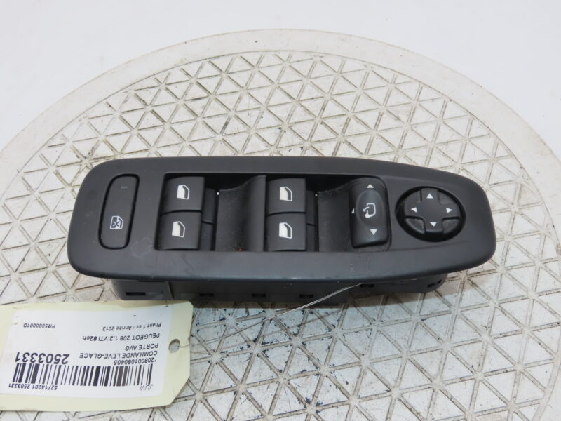 PEUGEOT-COMMANDE LEVE-GLACE PORTE AVG